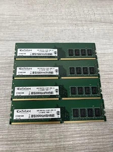 Lot Of 4 - Dataram DTM68109B 4GB 1Rx8 (PC4-2133P-ED0-1) - Picture 1 of 8