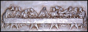 Italian Greek Sculpture The Last Supper Statue Ornament Home Decor Figurine 49cm - Imagen 1 de 2