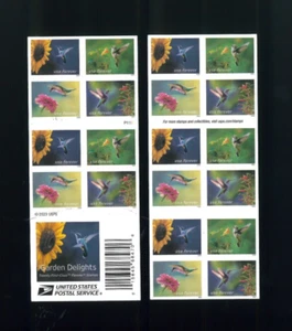 United States Garden Delights Humming Bird Forever Postage Stamp #5845-48b MNH - Picture 1 of 1
