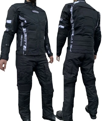 MOTORRADKOMBI JACKE + HOSE TEXTIL - MIT HERAUSNEHMBAREN PROTEKTOREN QUAD ROLLER - Bild 1 von 4
