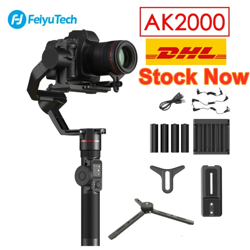 FeiyuTech AK2000 3-Axis Stabilizer Handhel Gimbal for Sony Canon Panasonic GH5 - Image 1 of 4