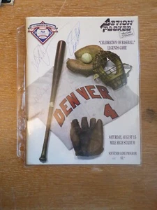 VTG Denver Rockies CELEBRATION OF BASEBALL LEGENDS GAME Souvenir Program 1992 - Picture 1 of 7