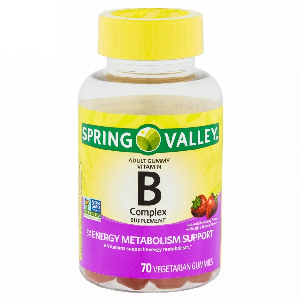 Spring Valley Vegetarian Vitamin B Complex Gummies 70 Ct