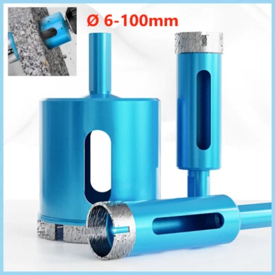 Ø6-100mm Diamantbohrer Bohrkrone Lochsäge Langer Glas Keramik Fliesenbohrer - Bild 1 von 4