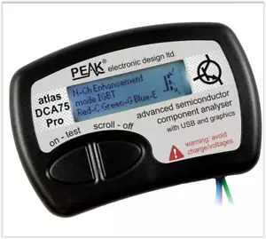 Atlas DCA75 Semiconductor Tester with Curve Tracing Capability on a PC - Picture 1 of 5