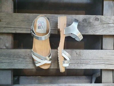 Sandalias Maguba niños blancas/plateadas cruzadas Foto 1 de 3