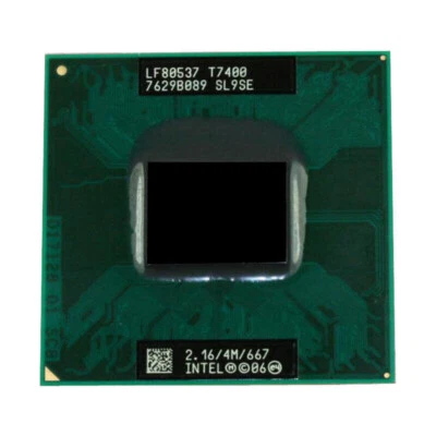 Intel Core 2 Duo T7400 SL9SE 2.16 GHz Dual-Core Socket 479 Laptop CPU Processor - Image 1 of 2