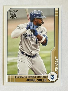 TOPPS 2021 BIG LEAGUE JORGE SOLER #103 DH KANSAS CITY ROYALS BASEBALL - Picture 1 of 2