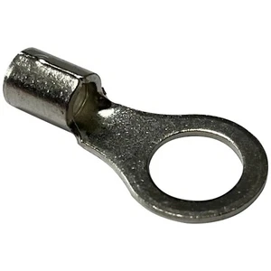 (25) Non-Insulated 8 Gauge 3/8" Ring Terminal Uninsulated Wire Connector - USA - Picture 1 of 6