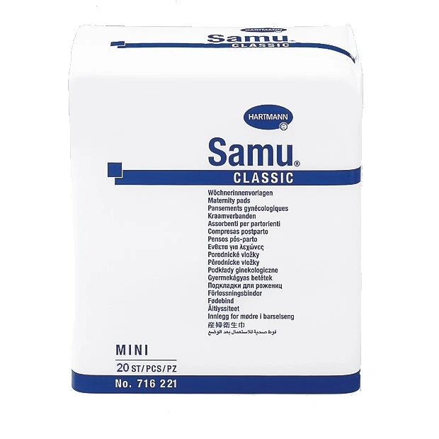 PAUL HARTMANN AG SAMU Wöchnerinnen Vorlagen Classic mini 6,5x22 cm 20 ST