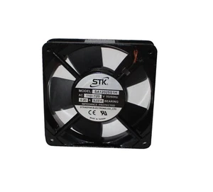 NEW, STK SA12025S1H Axial Exhaust AC Fan 100V-125V, Aluminum frame, 120x120x25mm - Picture 1 of 3