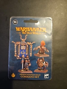 Warhammer Old World Dwarfen Holds Dwarf Dwarves Command Set Sealed Forgeworld - Picture 1 of 7