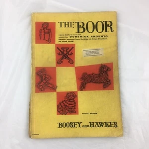 The Boor, Opera Buffa in einem Akt. Boosey und Hawkes. Musik von Dominick Argento. - Bild 1 von 6