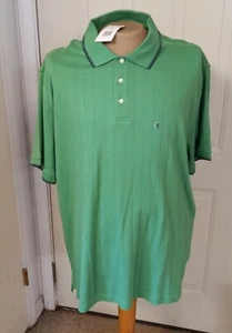 Polo de golf Saddlebred Big Man para hombre 2X verde 3 botones algodón nuevo con etiquetas - Imagen 1 de 10