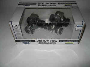 1/64 Ertl 2018 Chrome Farm Show Heritage Collection Ford New Holland 8970 T8.435 - Picture 1 of 5