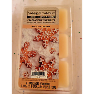 2 Yankee Candle Home Inspiration Fragranced Scented Wax Melts Holiday Cookie
