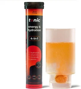 Tonic Health Energy and Hydration Tablets - 15 Vitamins, Minerals, Plants with P - Picture 1 of 12