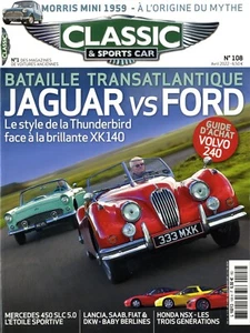 OLDTIMER UND SPORTWAGEN F S2 Nr.108 FORD THUNDERBIRD JAG XK 140 MINI 1959 HONDANSX - Bild 1 von 1