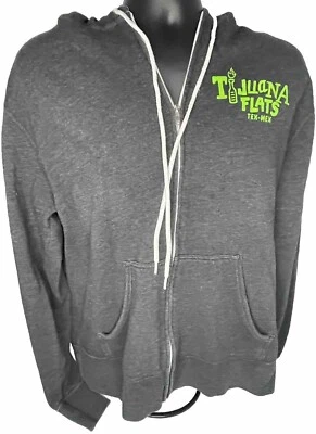 ABRIGO CHAQUETA CON CAPUCHA FORRADA DE VELLÓN GRIS EMPLEADO TIJUANA FLATS, TALLA MEDIANA Foto 1 de 4