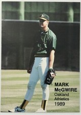 MARK MCGWIRE 💎1989 Pacific Cards Playball U.S.A. Superstars #12 Oakland A's