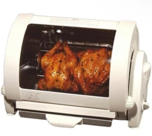 Baby George Foreman Rotisserie GR59A Lean Mean Fat Roasting Machine NEW OPEN BOX - Picture 1 of 10