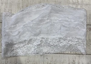 Nwt Free People Seamless Lace Bandeau Bra Bralette White S FP1 - Picture 1 of 4