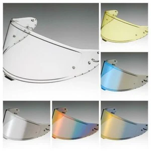 Shoei CWR-F2 Shield Fits RF-1400 Motorcycle Helmet Clear Blue Chrome Orange Gold - Picture 1 of 19