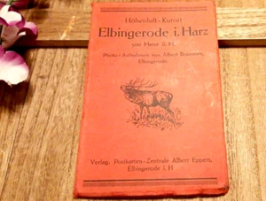 JUEGO FOLLETO POSTAL VINTAGE HIGHLUFT-KURORT Alemania RPPC - Imagen 1 de 6