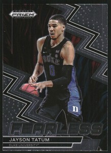 2023-24 Panini Prizm Draft Picks Fearless #19 Jayson Tatum 