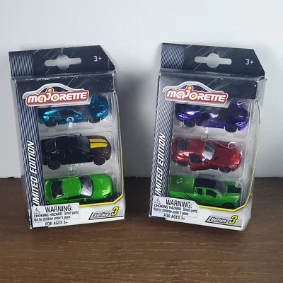 Lot Majorette 1:64 Die Car Limited Edition Complete Set GT Camaro Viper Jaguar - Image 1 of 4