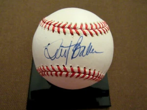 DUSTY BAKER DODGERS GIANTS REDS NATS PLAYER MANAGER SIGNED AUTO OAL BASEBALL JSA - Picture 1 of 3