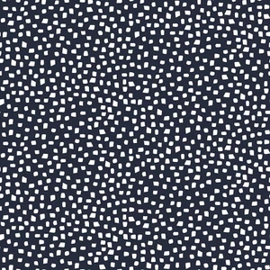 Stoff Meterware Shapes auf Navy Jersey Kinder Kleidung Kissen Tshirt - Bild 1 von 3