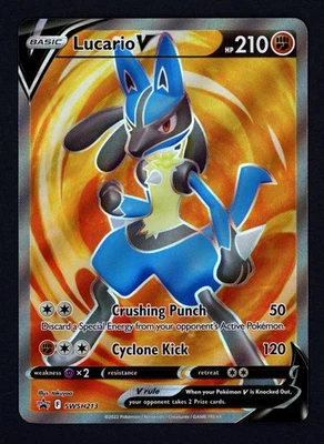 Lucario V - SWSH213 SWSH213 SWSH: Sword & Shield  Cards Promo Pokemon TCG - Image 1 of 2