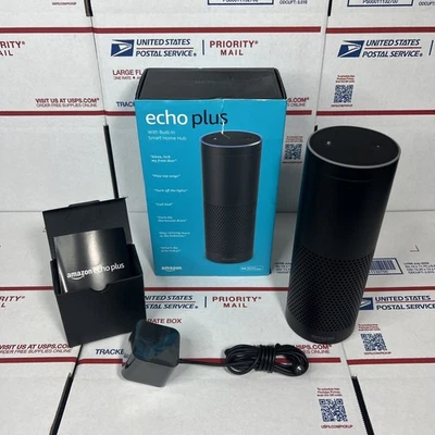 NrMINT - Amazon Echo Plus 1st Gen Smart Speaker Alexa  ZE39KL -SAME DAY-WARRANTY - Image 1 of 4