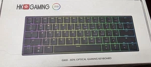 Rainbow HK Gaming GK61 - Tastiera da gioco ottica 60% illuminazione RGB 1000 Hz  - Foto 1 di 3
