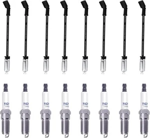 2014-2022 Spark Plugs and Wires for Chevy 5.3 4.8L 6.0 6.2 LS V8, 41 114... - Picture 1 of 6