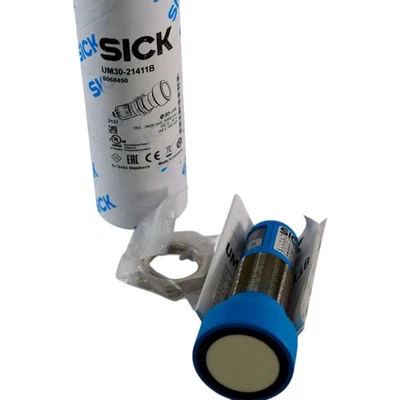 NEW SICK UM30-21411B Ultrasonic Sensor 350-3400mm M30 120kHz 9-30VDC - Image 1 of 4