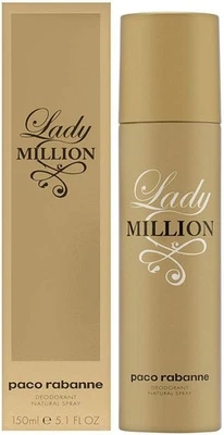 PACO RABANNE Rabanne Lady Million Deodorant Spray 150ml | Women’s Fragrance | New & Sealed