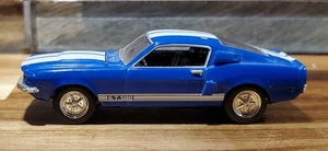 1:64 Hot Wheels 1967 '67 Ford Mustang GT500 blau mit weißen Streifen - Bild 1 von 7