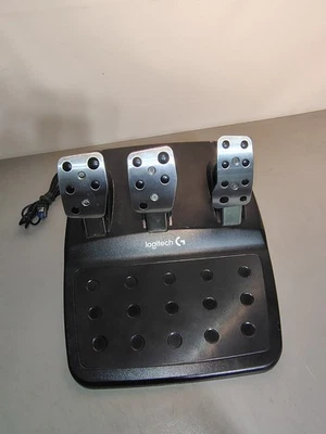 Logitech G920 / G29 Driving Force Racing NUR Pedale, schwarz - Triple 3 Pedalset - Bild 1 von 4