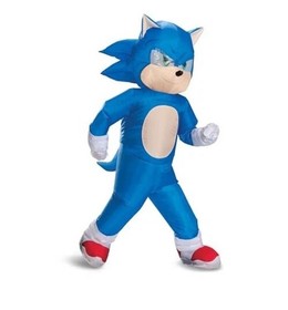 Kids Sonic Inflatable Costume Official Sonic Movie Outfit for Halloween