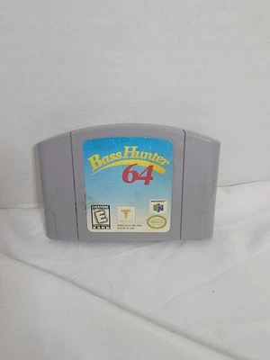 Bass Hunter 64 (Nintendo 64, 1999) Fishing Game N64 Authentic - Image 1 of 2