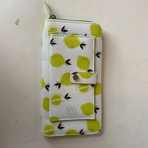 Lemon Lime Drop Billfold Wallet Clutch Wristlet? - Picture 1 of 12