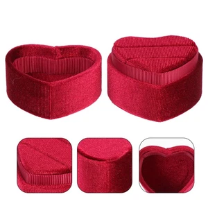 Scatola Cuore Amanti Sposa Organizer Scatole Matrimonio a Forma di Cerimonia - Foto 1 di 12