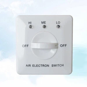 Lüfterspulenschalter Panel-Lüftersteuerung Fan-Coil-Dreistufenregler - Bild 1 von 11