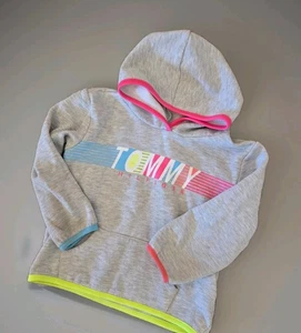 Tommy Hilfiger Little Girls Rainbow-Trim Fleece Logo Hoodie, Size 5T - Picture 1 of 5