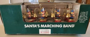 Vintage Mr Christmas Santa's Marching Band Musical Bells 35 Songs 1991 Neu  - Bild 1 von 13