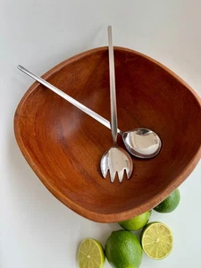 Insalatiera Mid-Century Norwegian Gemco in acciaio inox - Foto 1 di 23