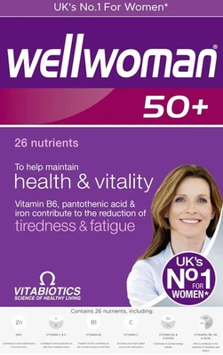 Mujer 50+ Plus Avanzado Vitamina Mineral Sistema Inmunológico Booster Suplemento de Zinc Foto 1 de 4