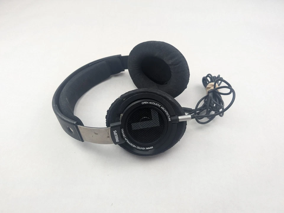 Philips 50MM Vented Neodymium Driver HiFi Stereo Over-Ear Headphones SHP9500 - Image 1 of 4